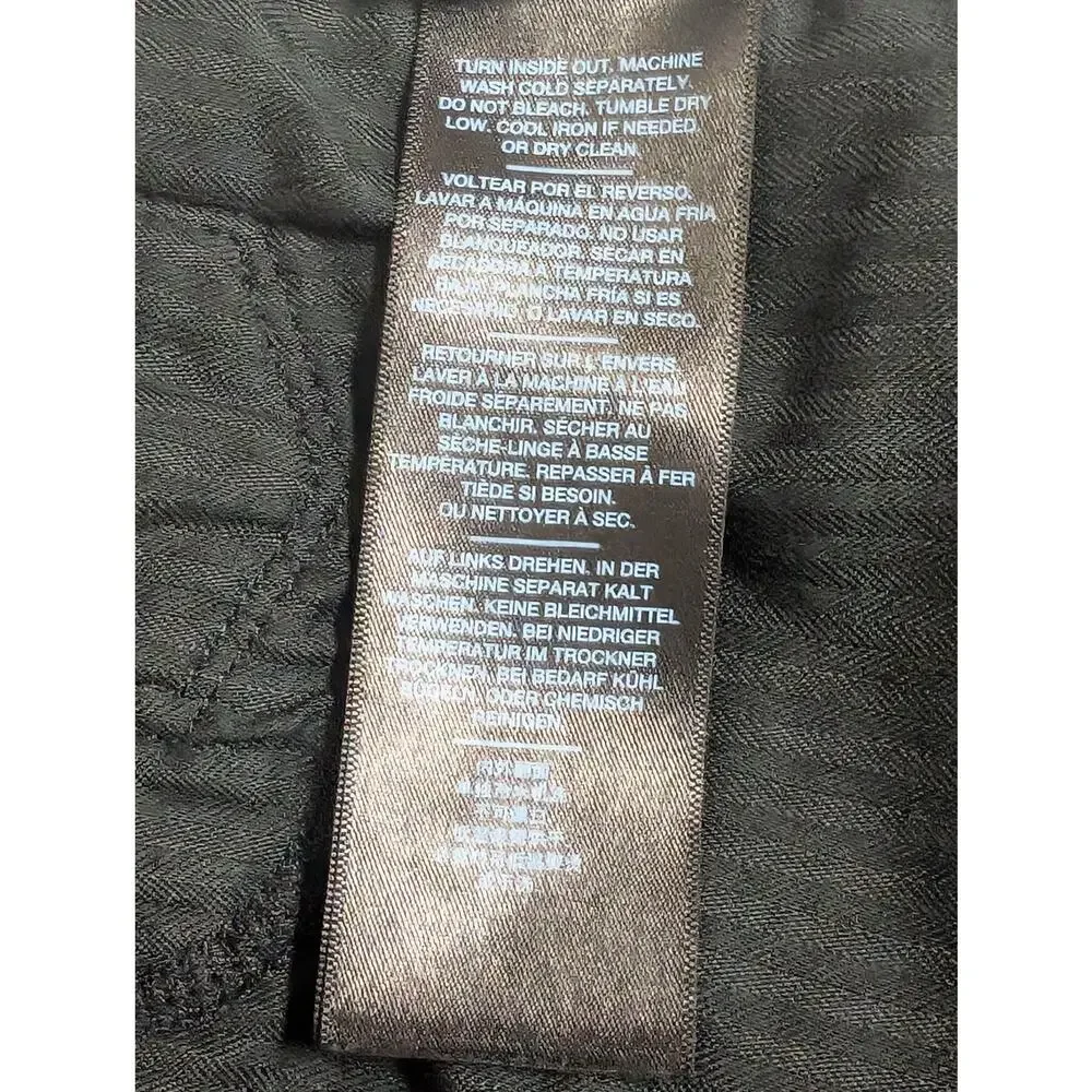 7 for All Mankind Jeans Women's 29 Black Aubrey b(air) High Rise Skinny(0620)
